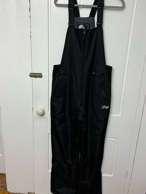 Drift Ski pants Bib Overalls with Adjustable Straps wide leg